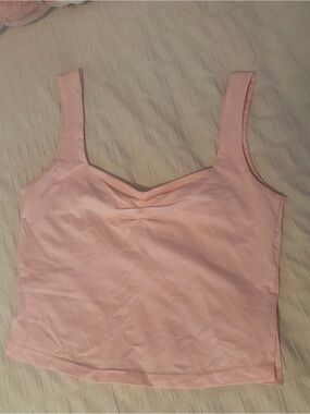 Light Pink Crop Tank Top